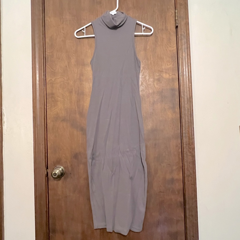 Zara turtleneck body on midi dress